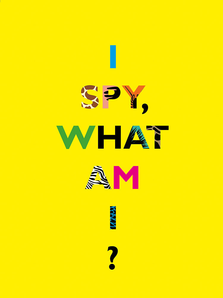 ILLUSTRATION BOOK: I SPY WHAT AM I