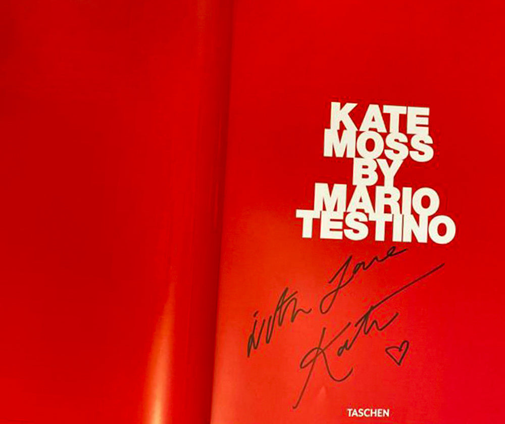 1st edition book: "Kate Moss" By Mario Testino