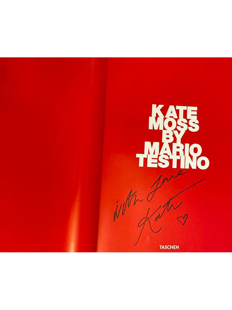 1st edition book: "Kate Moss" By Mario Testino